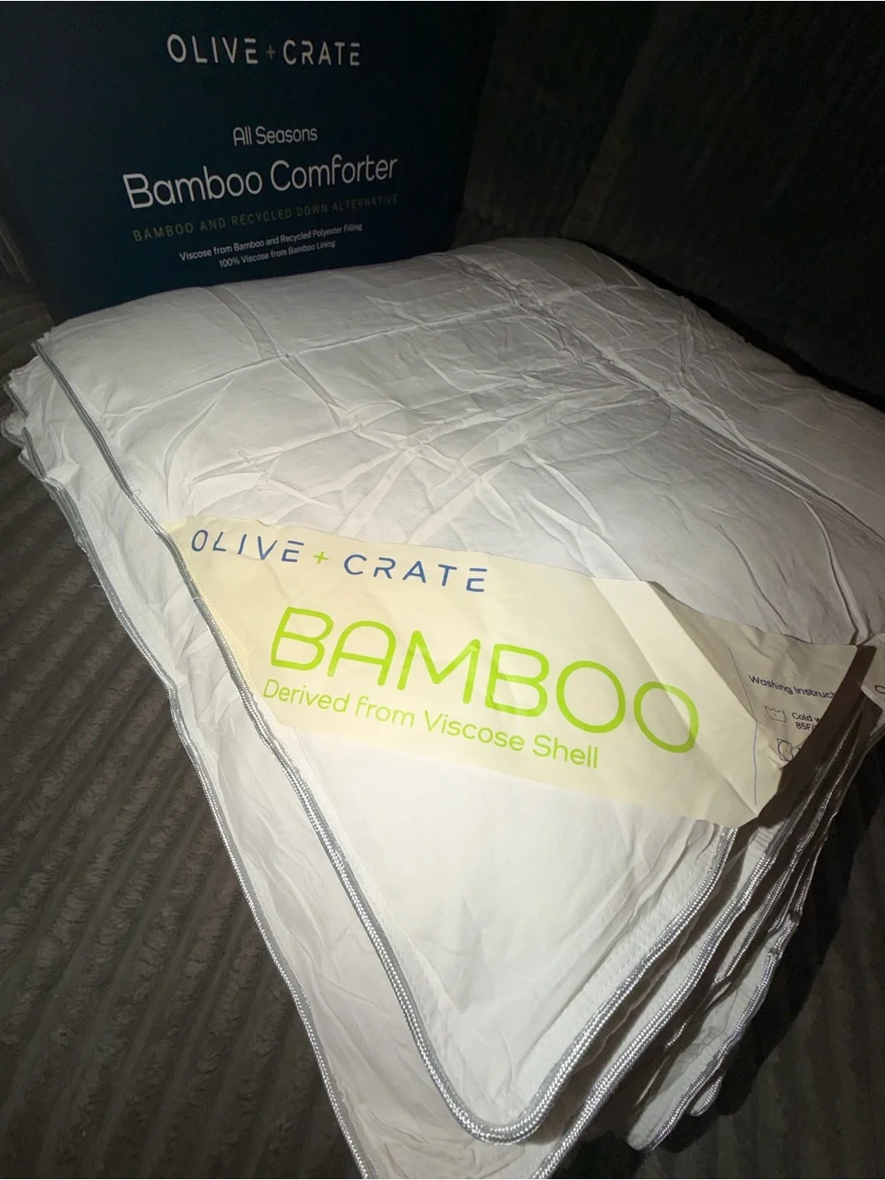 Bamboo Comforter - White All-Season
